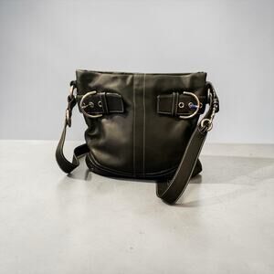 vintage Coach Soho Slim Crossbody bag Black Leather